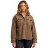 Roark Women's Amberley Flannel in Corduroy Mocha