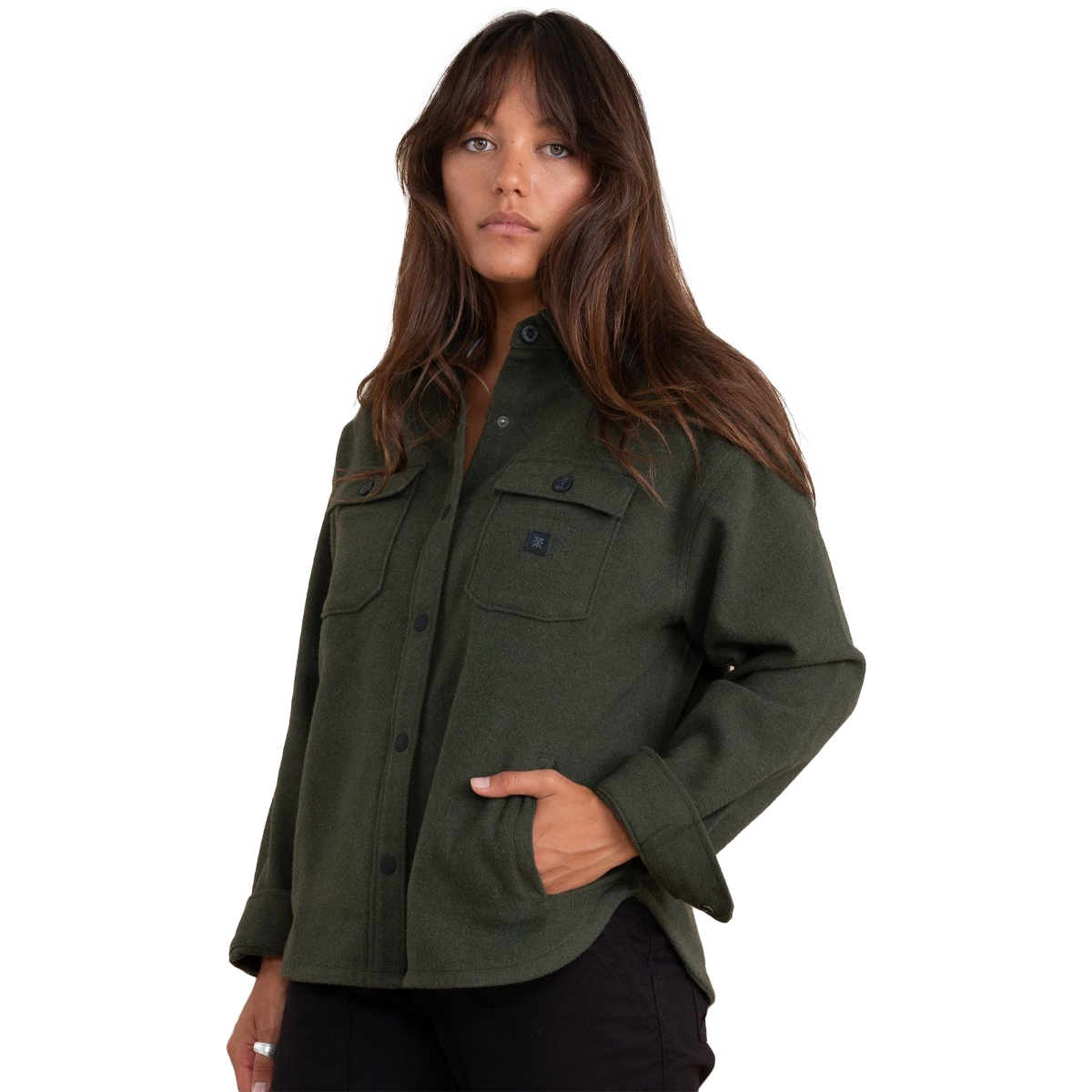 ROXY Wind Swept Womens Puffer Jacket - ARMY