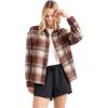 Roark Roark Women's Amberley Flannel in SNA-Sangria