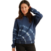 Roark Women's Shibori Fleece in Deep Blue