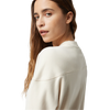 Vuori Women's Sedona Weekender Crew in MKW-Milkweed back left