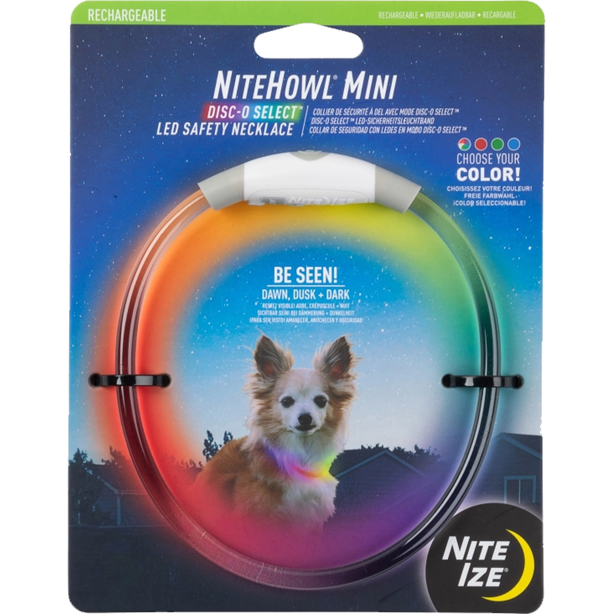 NiteHowl Mini Rechargeable LED Safety Necklace alternate view