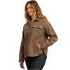 Roark Women's Amberley Flannel in Mocha front