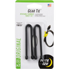 Nite Ize Gear Tie Reusable Rubber Twist Tie 6" - 2 Pack in Black