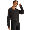 Beyond Yoga Women's Uplift Cropped Pullover in Black