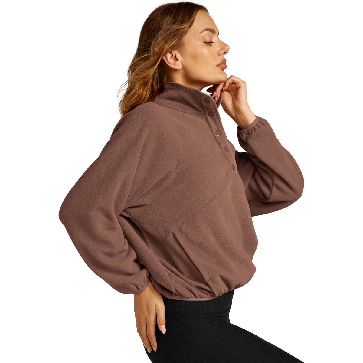 Tranquility Funnel Neck Fleece Jacket, Beyond Yoga