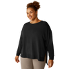Beyond Yoga Women's Off Duty Pullover - Extended in Black