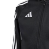 Adidas Youth Tiro 24 Track Jacket in Black/White front logo