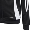 Adidas Youth Tiro 24 Track Jacket in Black/White front bottom logo