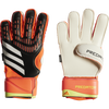 adidas Predator Match Fingersave Glove in Black/Solar Red/Solar Yellow