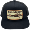 Bart Bridge San Mateo Trucker in Black