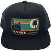 Bart Bridge San Jose Trucker in Black