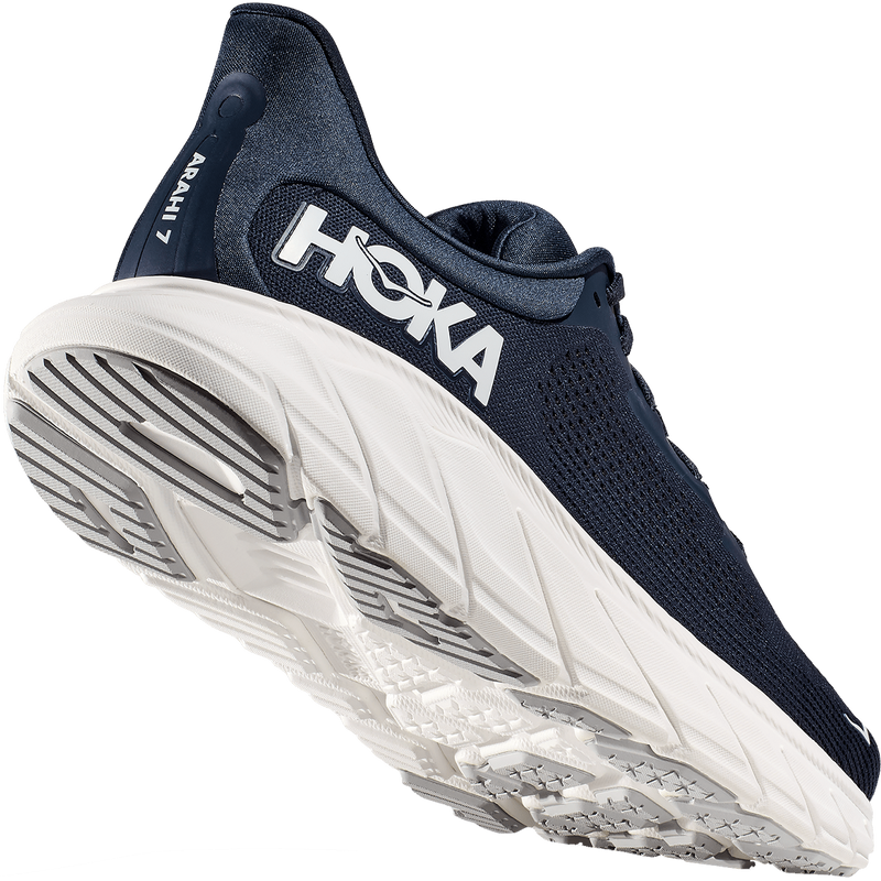 Hoka Mens Arahi 7 Athletic Shoes Sz 9.5 WIDE Black White Men main image 3