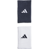 adidas Interval Large Reversible 2.0 Wristband in Navy/White