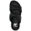 Sorel Women's Viibe Twist Slide in Black/Sea Salt top