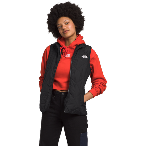 Womens red north face 2024 vest