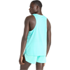 New Balance Men's NB Athletics Run Singlet in Cyber Jade back