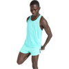 New Balance Men's NB Athletics Run Singlet in Cyber Jade front