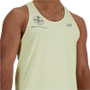 New Balance Men's NB Athletics Racing Singlet in Limelight front