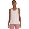 New Balance Women's NB Athletics Tank in Quartz Pink Heather