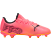 Puma Youth Future 7 Play FG/AG in Sunset/Black/Sun Glow