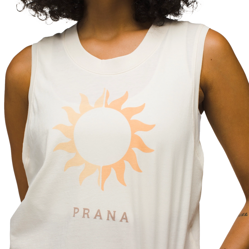 Women's Everyday Vintage-Washed Graphic Tank, Prana Women's Everyday Vintage-Washed Graphic Tank logo