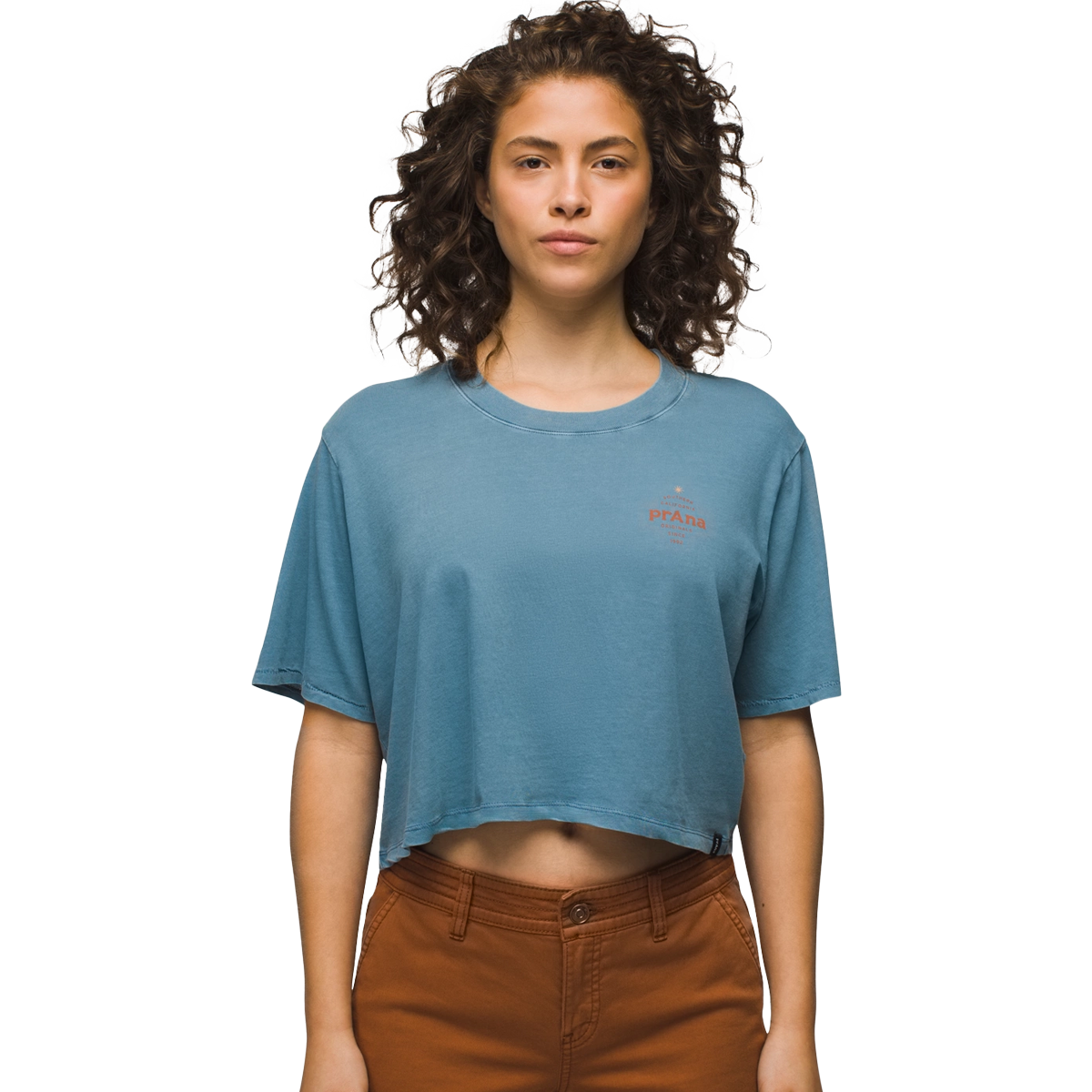 Women's Everyday Vintage-Washed Graphic Cropped Tee alternate view