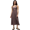 Prana Women' Lata Beach Dress in Carob Springtime front
