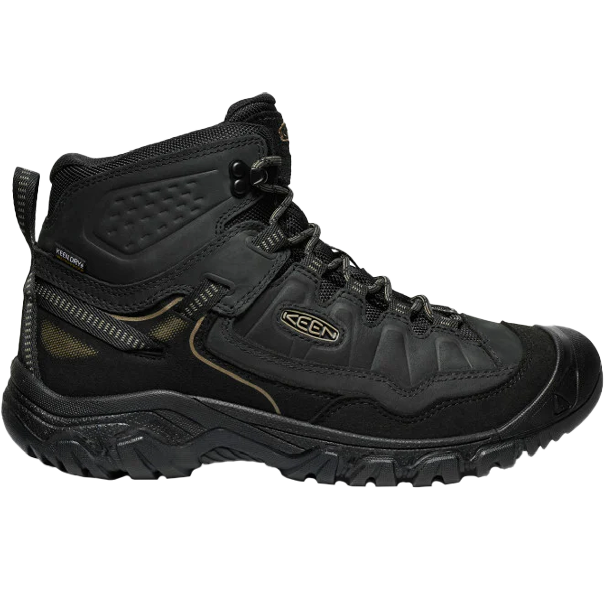 Keen Targhee IV Waterproof Hiking Boot 11 Triple Black Men s