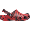 Crocs Youth Classic Marbled Clog in 6EO-Pepper/Black right profile