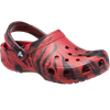 Crocs Youth Classic Marbled Clog in 6EO-Pepper/Black right front