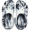 Crocs Youth Classic Marbled Clog in 066-Black/White pair top
