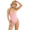 Billabong Women's Summer High Reese One Piece in Flamingo