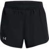 Under Armour Women's Fly By 2-in-1 Shorts in Black/Reflective