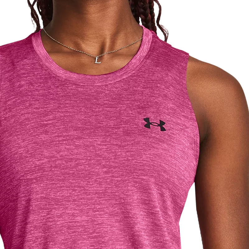 Women's Tech Twist Tank, Under Armour Women's Tech Twist Tank logo