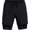 Under Armour Men's Launch 5" 2-in-1 Shorts in Black