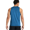 Under Armour Men's UA Tech Tank in Photon Blue back