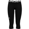 Under Armour Women's HeatGear 3/4 Legging in Black/White