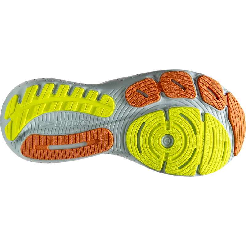 Women's Glycerin 21, Brooks Women's Glycerin 21 in 195-Coconut/Aqua/Autumn Sunset bottom