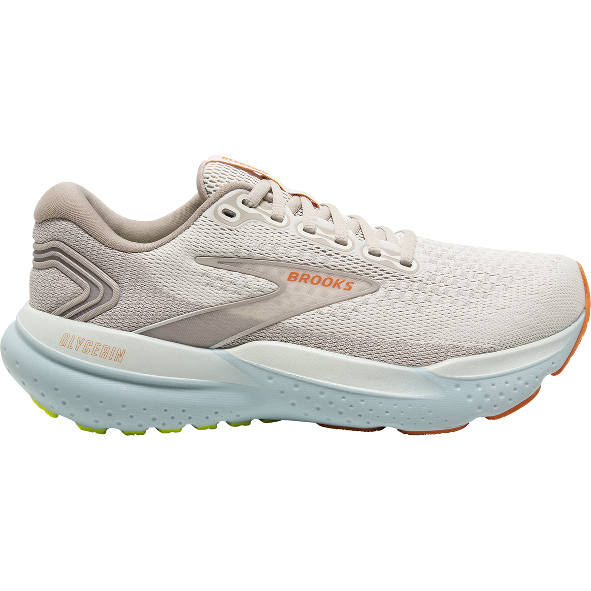 Brooks Glycerin 21 White Running Shoes Brooks Men main image 4