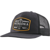 Patagonia Relaxed Trucker Hat in Forge Mark/Ink Black