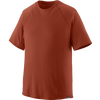 Patagonia Men's Short-Sleeved Capilene Cool Trail Shirt in Mangrove Red