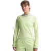 The North Face Women's Summit LT Sun Hoodie in TIE-Astro Lime/Misty Sage