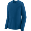 Patagonia Women's Long-Sleeved Capilene Cool Merino Shirt in Endless Blue