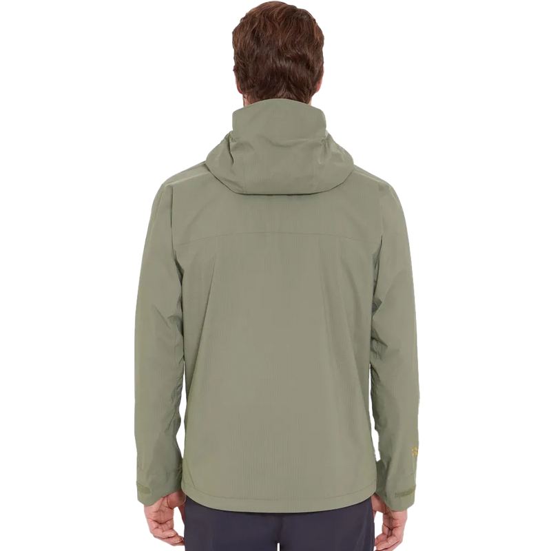 Men's Downpour Light Waterproof Jacket, Rab Men's Downpour Light Waterproof Jacket back