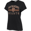 47 Brand Women's Giants Bright Eyed Frankie Tee in Flint Black