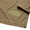 Howler Brothers Men's HB Tech T in Faded Olive back right graphic