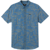 O'Neill Men's Oasis Eco Short Sleeve Modern Shirt in Copen Blue