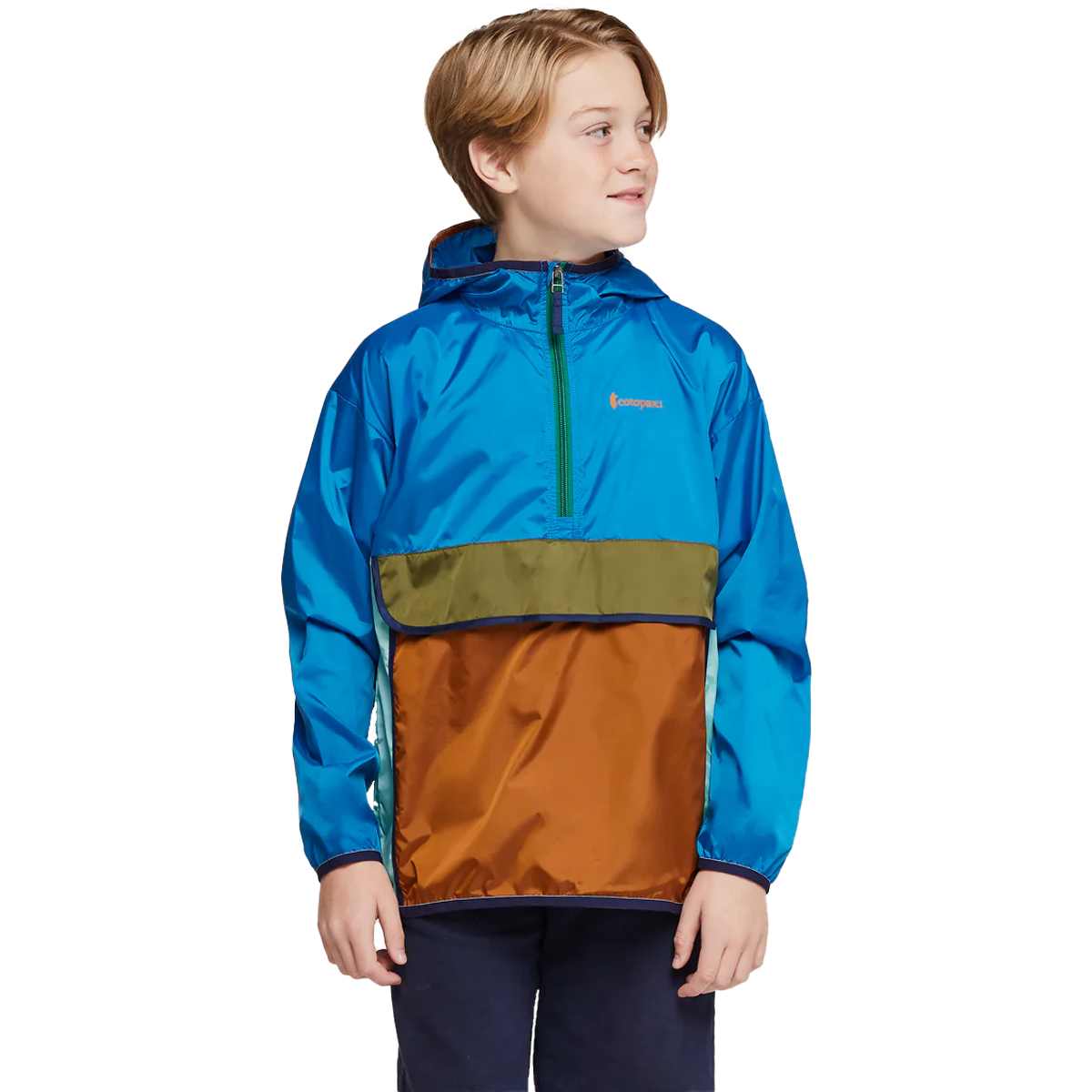 Youth Teca Half-Zip Windbreaker alternate view