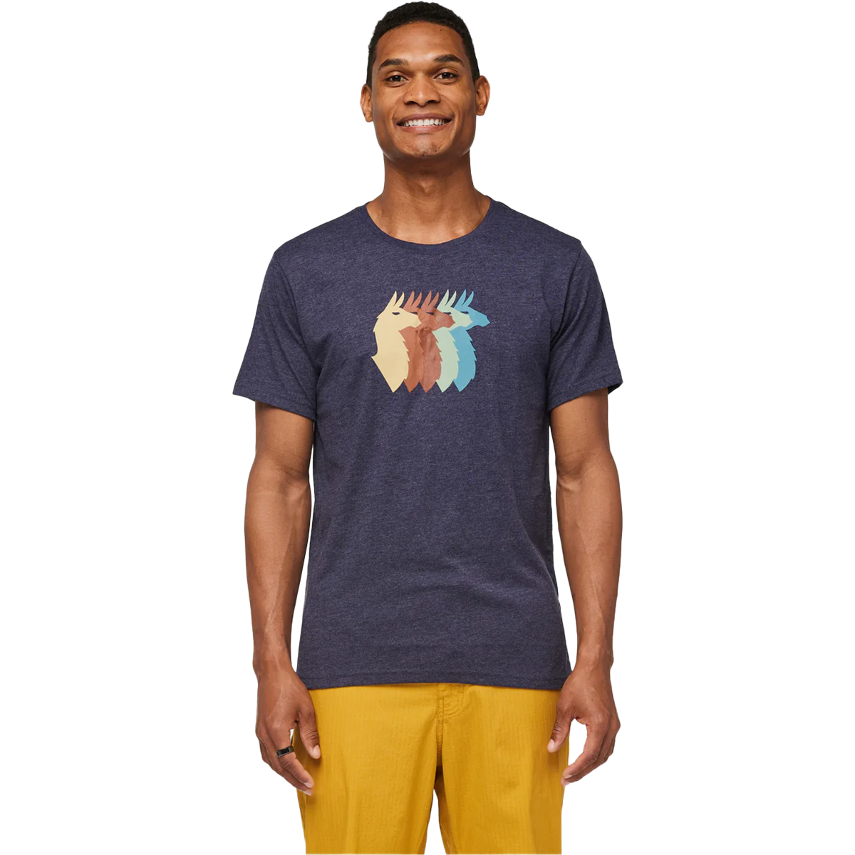 Men's Llama Sequence Organic T Shirt alternate view